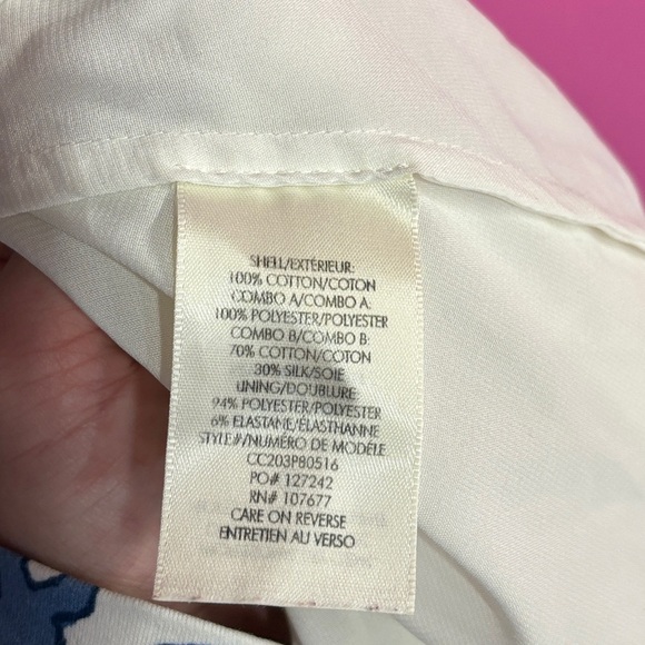 ALICE + OLIVIA Crawford Sweetheart Mini Dress Blue Floral Ruffle Eyelet - Picture 6 of 7